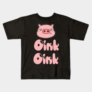 Oink Oink Year Of The Pig 2019 T-Shirt Lunar New Y Kids T-Shirt